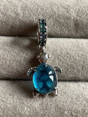 Pandora Blue Turtle Charm Pendant